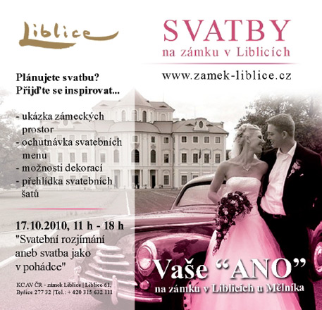 Svatební rozjímání, zámek Liblice